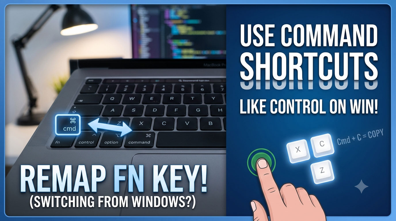 Switching from Windows to Mac: Why Remapping the Fn Key to Command Saves Your Muscle Memory
