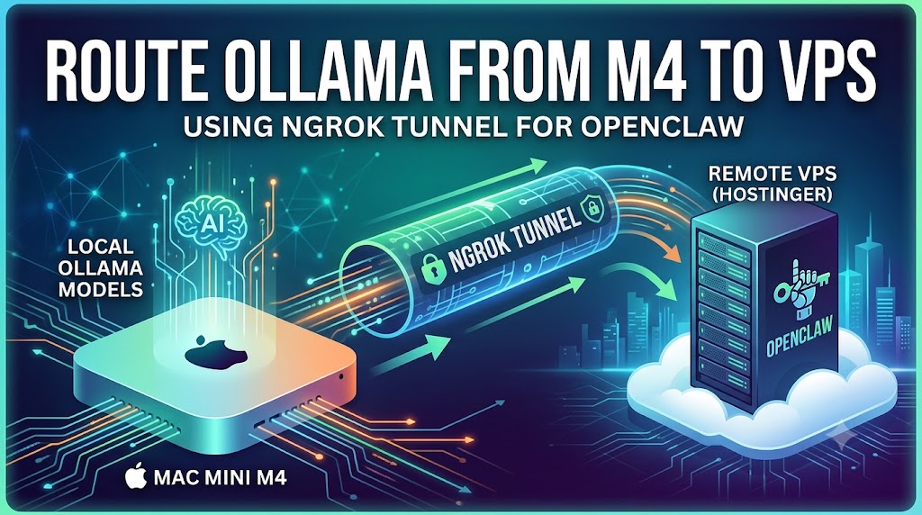 How to Route Local Ollama Models from a Mac Mini M4 to OpenClaw on a Remote VPS