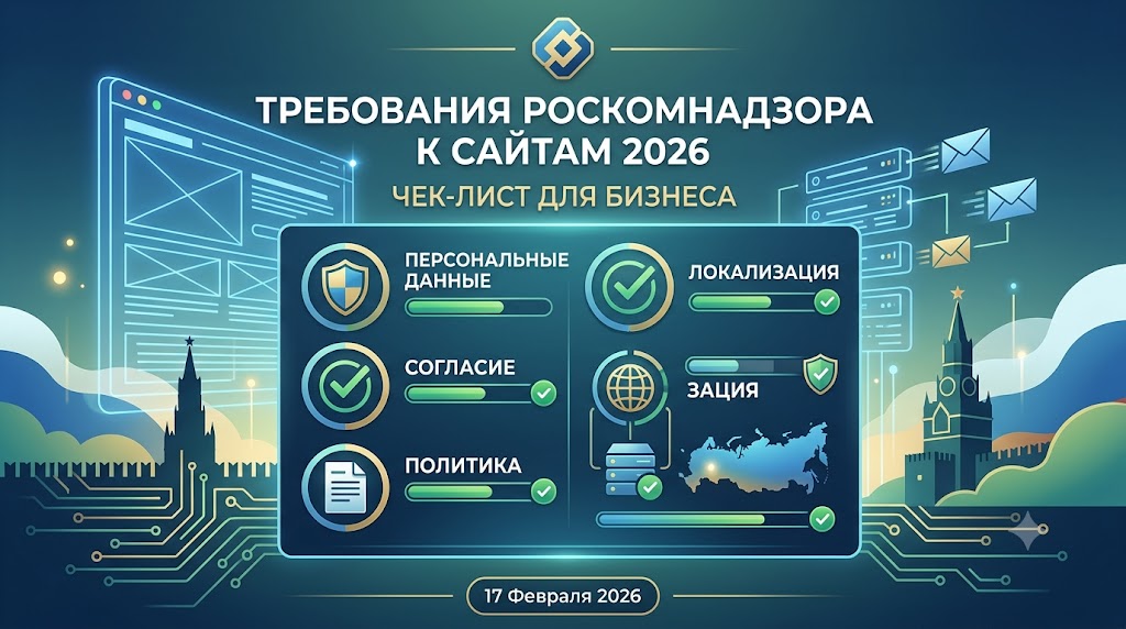 Требования Роскомнадзора к сайтам 2026: чек-лист для бизнеса