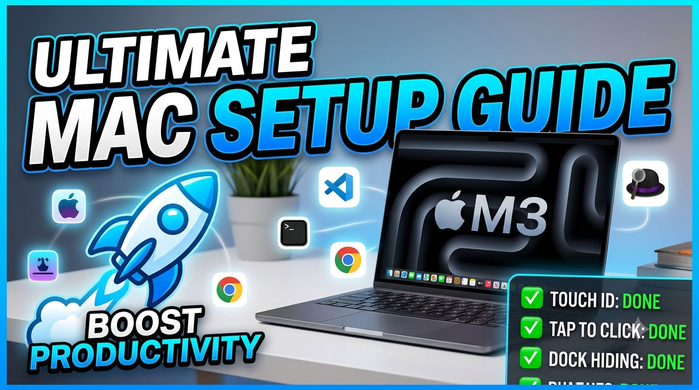 The Ultimate New Mac Setup Guide: The Perfect Logical Workflow